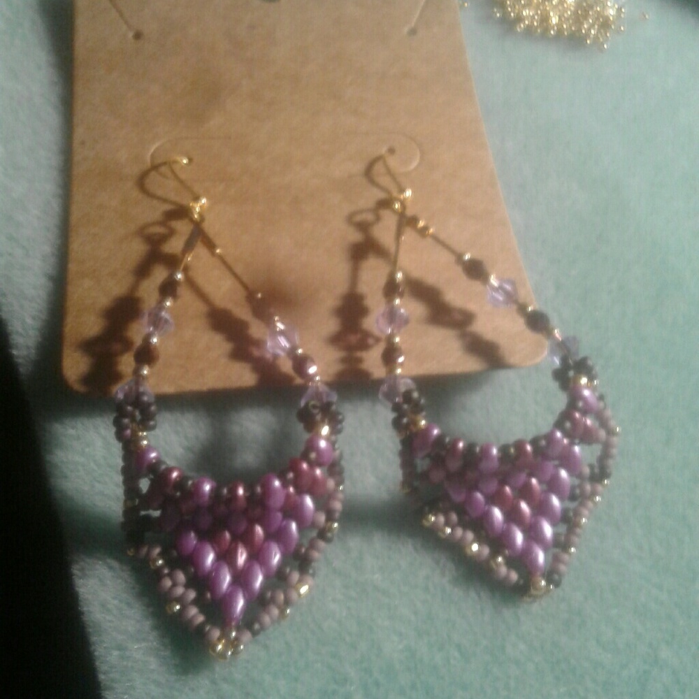 Teardrop earrings